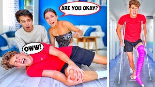 I Got Injured And Broke My Leg! **They Freaked Out!**