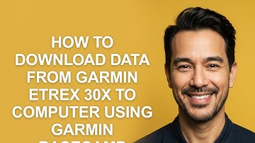 How to Download Data From Garmin Etrex 30x to Computer Using Garmin Basecamp - KevinHowTo