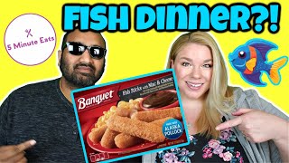 Banquet Fish Sticks With Mac & Cheese Review