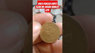 DULU SULIT BANGET DAPET UANG KOIN 500 MELATI TAHUN 1991 #shorts