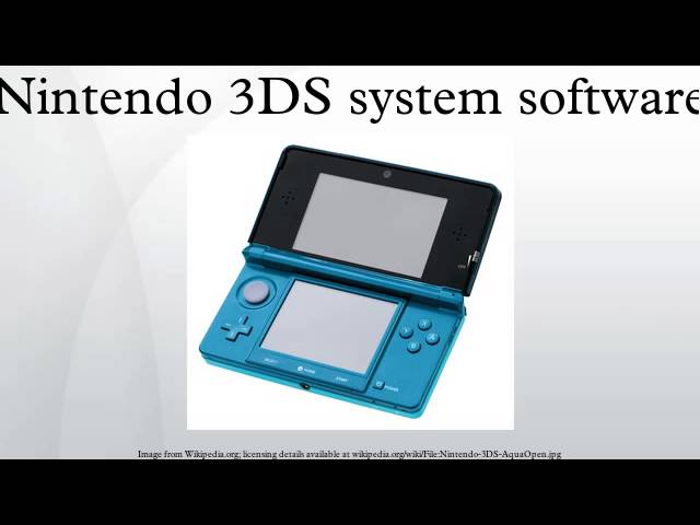 Nintendo 3DS system software - Wikipedia