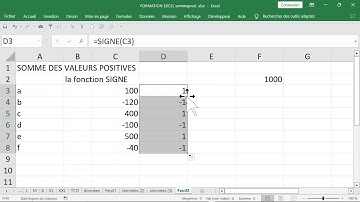 COMMENT CALCULER LA SOMME DES NOMBRES positifs ou négatifs   2 solutions