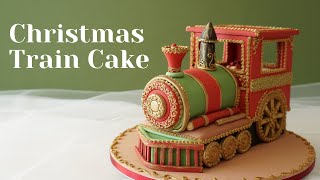 Christmas Train Cake | 크리스마스 기차 케이크