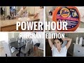 CLEAN WITH ME POWER HOUR CLEANING | CLEANING MOTIVATION