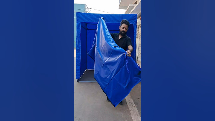 Camping tent setup 2in1 changing room / canopy tent
