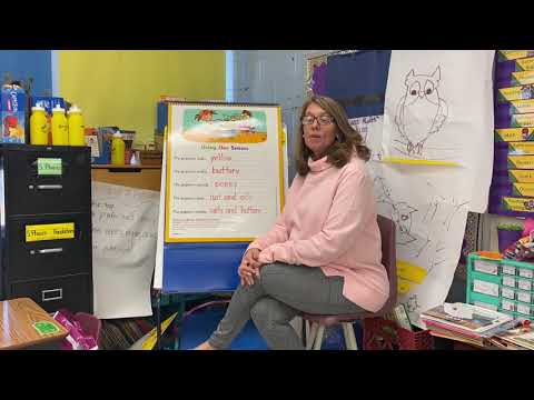 5 senses with popcorn