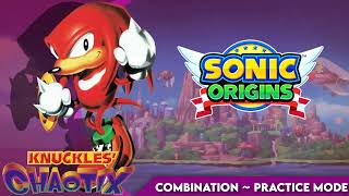 Combination ~ Practice Mode (Knuckles' Chaotix) || Sonic Origins