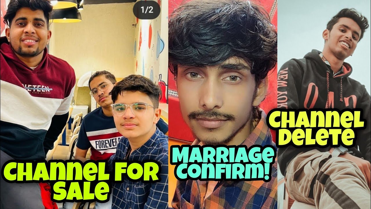 GoD sunny yt sale youtube channel, Pubg lite 3 big youtubers channel delete