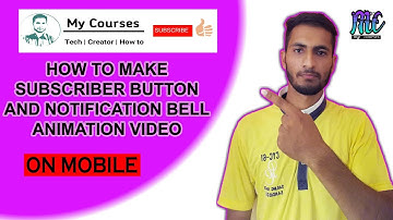How to make subscribe bell intro animation in android | only 5 minutes-Urdu/Hindi