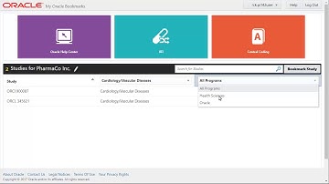 Access My Oracle Bookmarks
