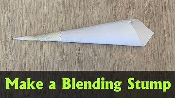 How to Make a Blending Stump  - Drawing for Beginners Course Lesson 16