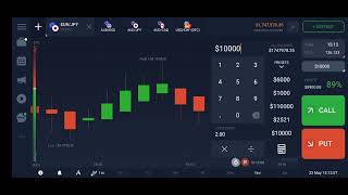 IQ OPTION demo trading, binary and forex trading