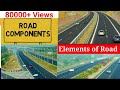 COMPONENTS OF ROAD | ANIMATED VIDEO | ROAD ELEMENTS | TRANSPORTATION ENGINEERING