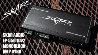 Skar Audio LP-550.1Dv2 Monoblock Amplifier Dyno Runs on SMD AD-1 Amp Dyno!!