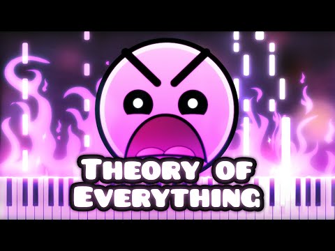 Piano Tutorial | DJ  Nate - Theory of Everything (Geometry Dash lvl 12)