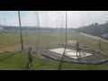 Trey knight sets freshmen national record in hammer 2188