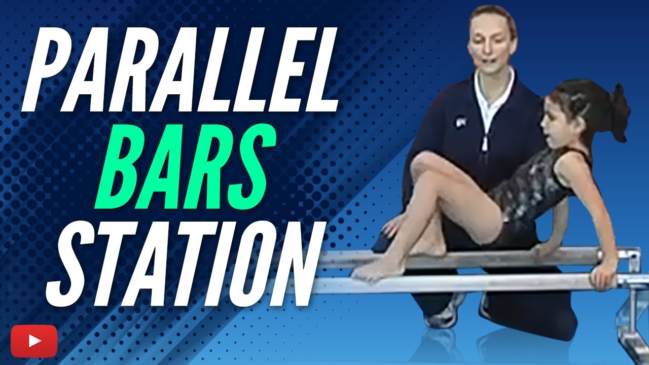 Gymnastics Lessons for Children The Parallel Bars Station Coach Amy Eggleston YouTube