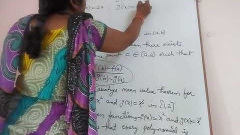 JNTU BTech M1 Maths. Statement of Cauchy