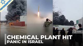 Iran Missile Strike Hits Israeli Chemical Plant Beersheba Panic And Rising War Fears