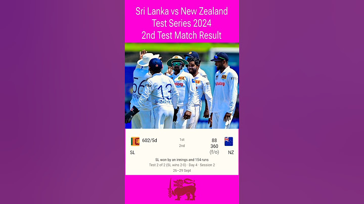 Sri Lanka Win 🇱🇰💛 Sri Lanka vs New Zealand 2nd Test Match 2024 #shorts #srilanka #win #cricket