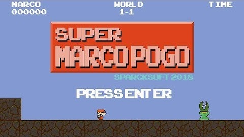 Simple Platform Game Made With a FREE Game Engine