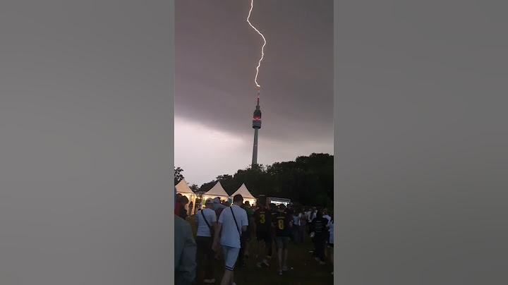 Lighting Strikes Florian Tower in Dortmund, Germany - 1512035