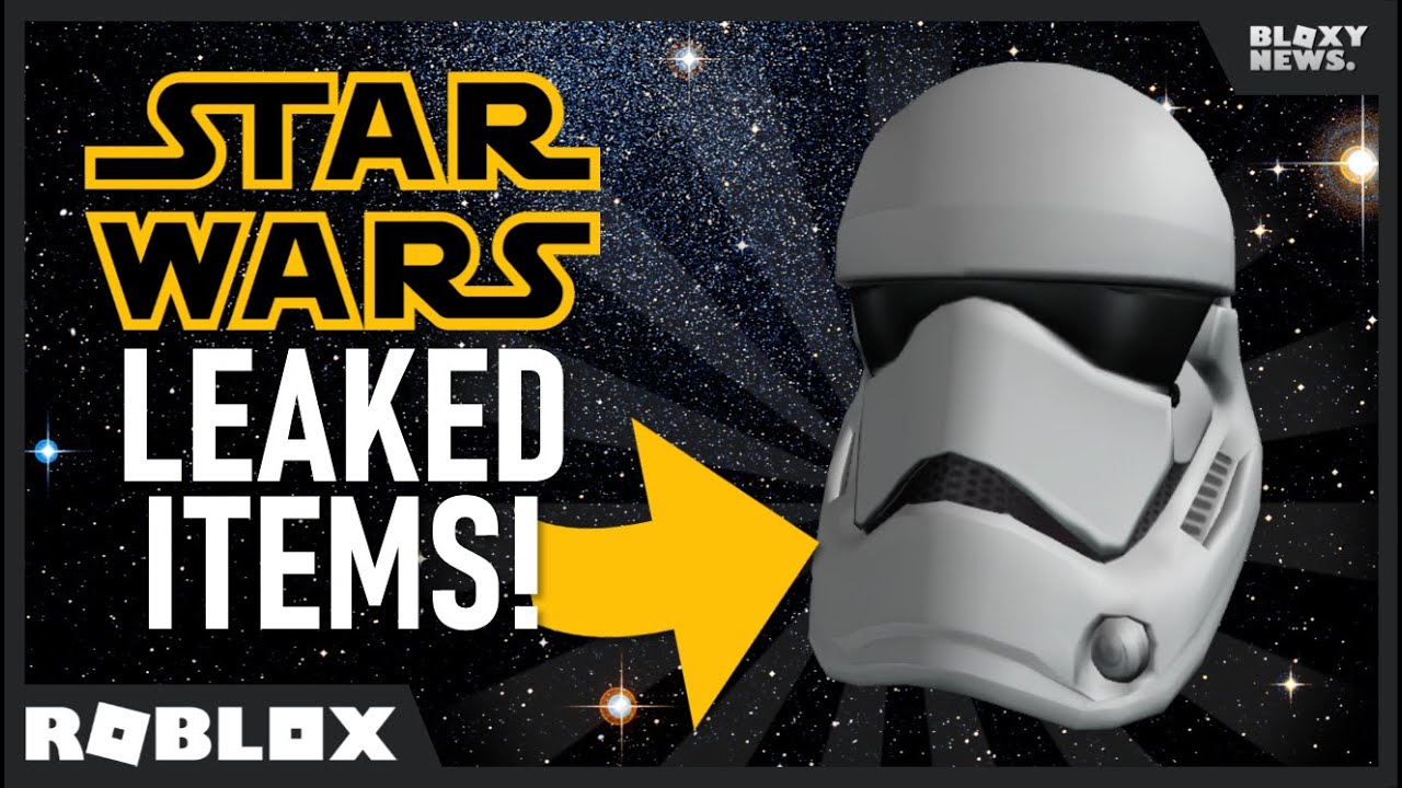 New Leaked Star Wars X Roblox Promotional Items Youtube - this star wars roblox collab is out of this galaxy