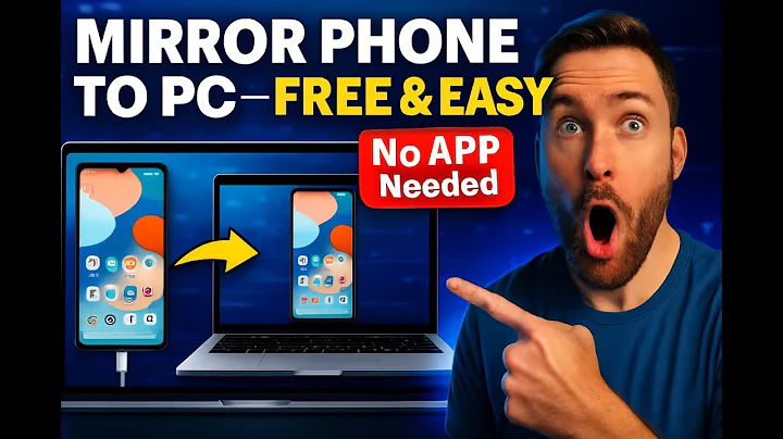 Mirror Android Phone to PC or Laptop | Free Screen Mirroring (No App Needed) | SCRCPY 2025 #Setup 