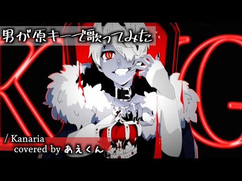 【絶対王者】男が原キーで King / Kanaria 歌ってみた 「あえくん」(Remix)