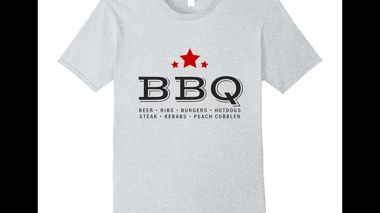 BBQ T-Shirt Funny Barbecue Grill Smoke Lover T-Shirt - YouTube