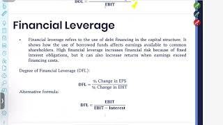 Capital Structure Decisions + Leverage