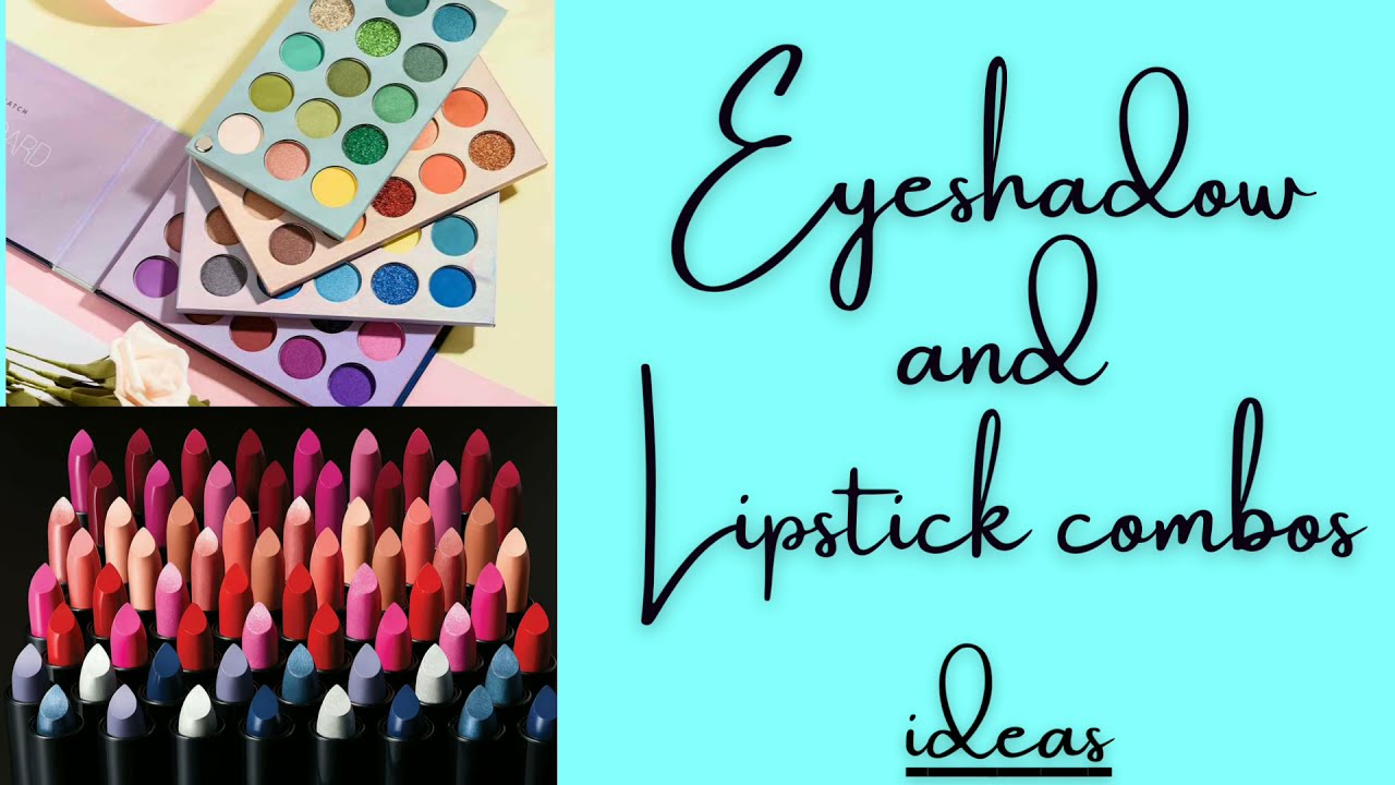 Eyeshadow And Lipstick Combination || Lipstick And Eyeshadow Makeup Idea✨💕