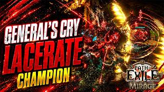 [3.28] General's Cry Lacerate of Butchering Build | Champion | Mirage | Path of Exile 3.28