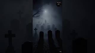 Full moon at the forgotten cemetery. 🌑🪦 #horrorshorts #terrifyingtales #HauntedCemetery