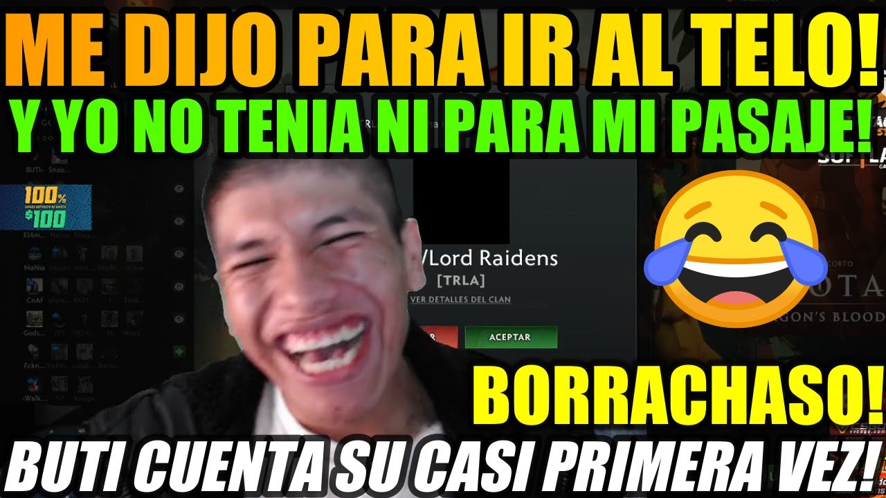 BUTI BORRACHO CUENTA SU CASI PRIMERA VEZ!🔥NO TENIA NI PARA EL CONDORITO!FULL BAJE DE PEPA!😂