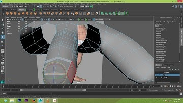 How to make cartoon baby  in Maya part 3