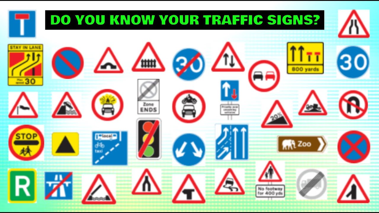 Road Signs - UK Theory Test 2026 (Mostly The Lesser Known Ones)