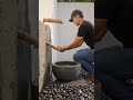 Satisfying Zen Garden Transformation (Wait for the Dusk Reveal) 🎋 #construction