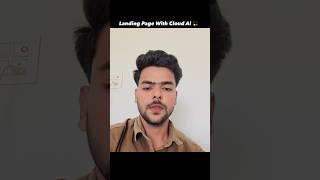 I Built a Pro Landing Page in Minutes Using Claude AI 🤯