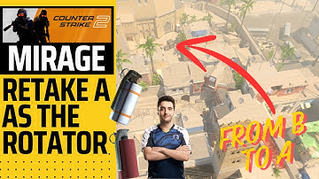 CS2 Mirage | Retake A like a Pro with these Nades