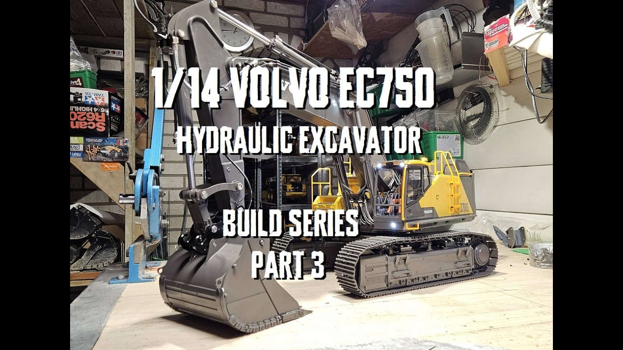 1/14 Volvo EC750 Build - Part 3