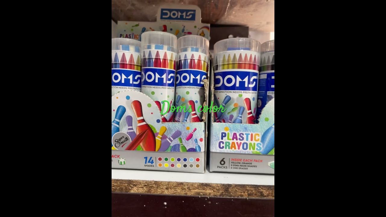 Doms Color All Type Of Wax Crayons Cryayons Plastic Unicorn Kit
