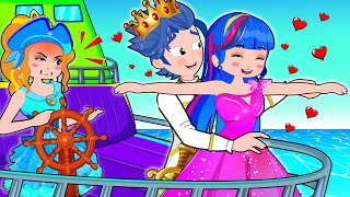 Prince Alex FALL IN LOVE WITH Princess Lisa! Rich vs Poor! Romantic Love! | Poor Princess Life