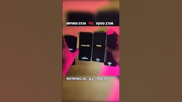 Poco F7 vs Nothing 3a vs Infinix GT30 vs Iqoo Z10r Which Phone BOOTS UP FASTEST