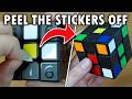 We are OFFICIALLY Peeling Stickers now... Rubik&#39;s Coach Cube