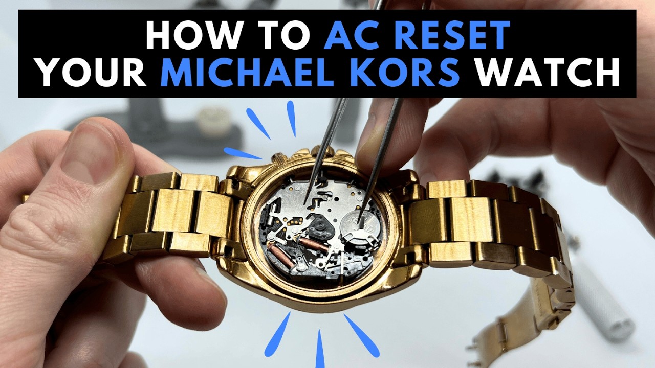 How To AC Reset After Battery Replacement on Michael Kors  display picture 1