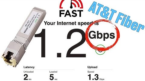 I got faster internet for only $50 from AT&T Gigabit Fiber using an SFP+ module installation
