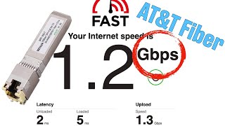 I got faster internet for only $50 from AT&T Gigabit Fiber using an SFP+ module installation