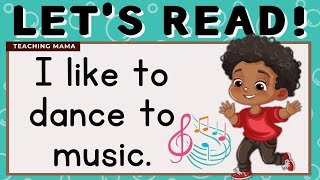 LET'S READ! | PRACTICE READING ENGLISH | LEARNING VIDEO FOR KIDS | LEARN TO READ | TEACHING MAMA