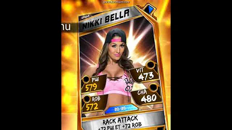 WWE Supercard - Nikki Bella Rack Attack